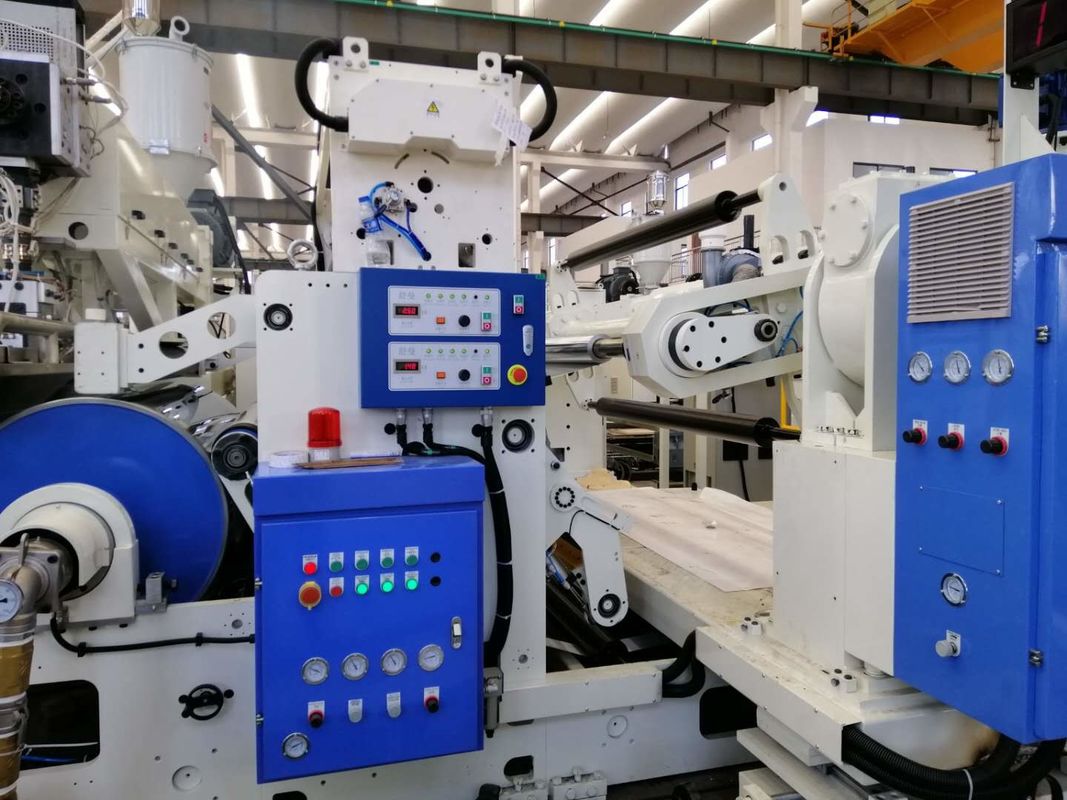 Vollautomatische lamellierende Papiermaschine 300-350m/Min mit dem Aufschlitzen