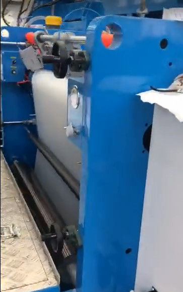 Automatischer Filmstreifen-Plastiklaminierungs-Maschine mit doppelter Stations-Abrollmaschine und Rewinder in Blauem und in weißem 0
