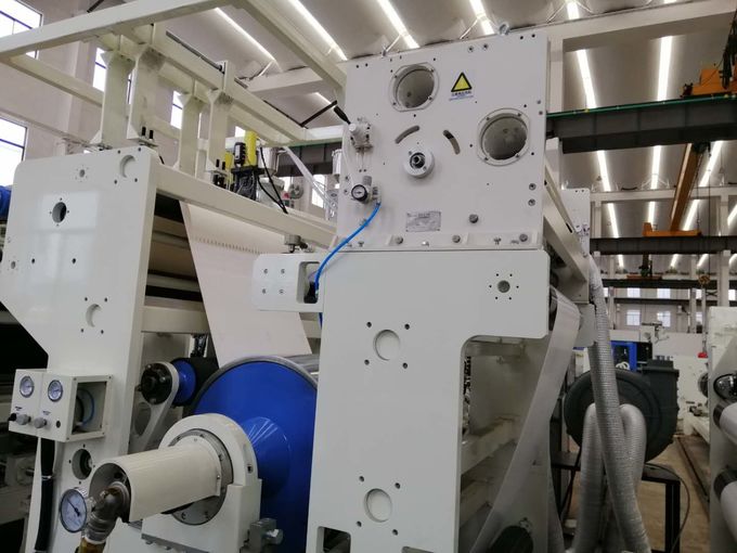 Automatische große Größen-Rollen-Kunststoffbeschichtungs-Maschine mit doppelter Welle - weniger Papierrollenstände 0