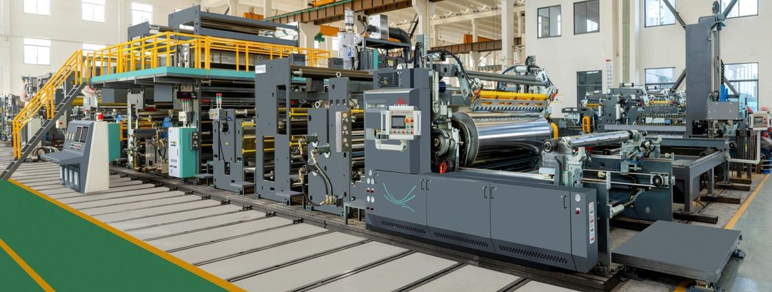 300 M/min Produktionsgeschwindigkeit Doppelseitige Becher-Papier-Extrusionsbeschichtung Laminationsmaschine