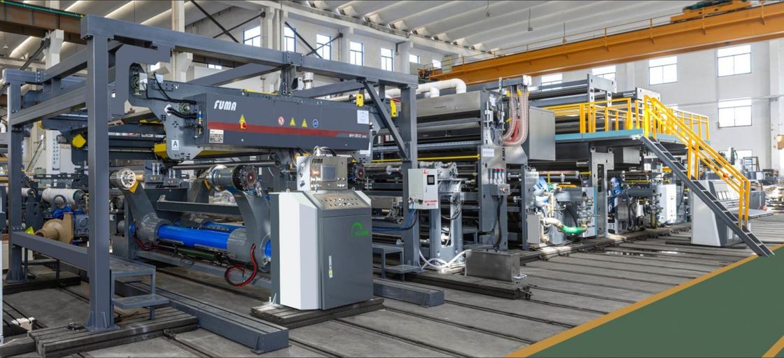 300 M/min Produktionsgeschwindigkeit Doppelseitige Becher-Papier-Extrusionsbeschichtung Laminationsmaschine