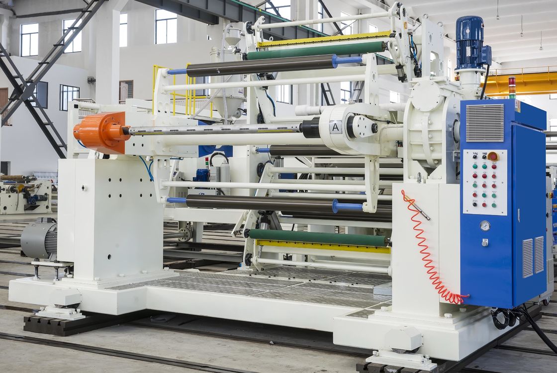 Schnelle Geschwindigkeits-automatische lamellierende Papiermaschine mit Ultraschallart EPC-Systemweiß und -BLAU