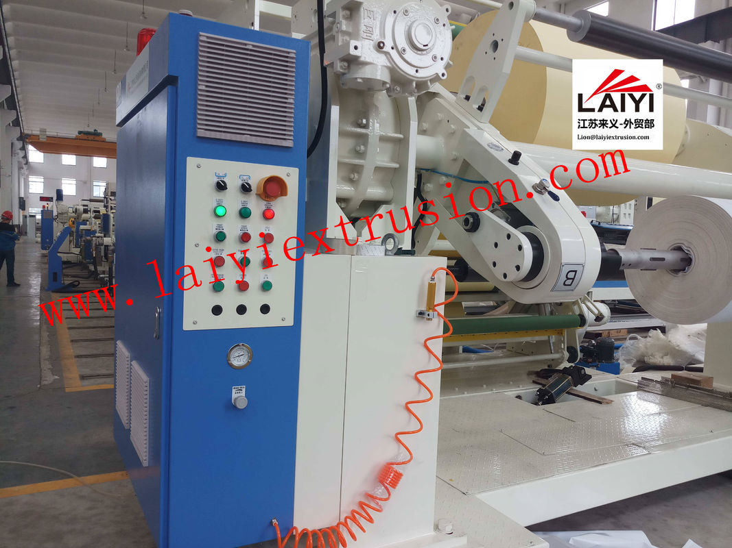 Umweltfreundliche Papierbeschichtungs-Maschine mit automatischer anhebender Art Extruder