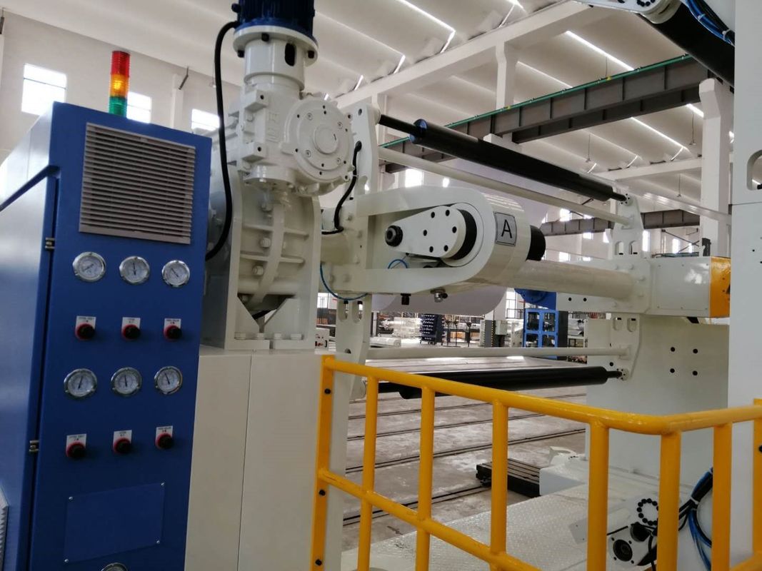 1200-1600mm Hochgeschwindigkeits-PE-Film-Plastik-Automatische Laminationsmaschine, Ein- / Doppelseitig Weiß-und Blau