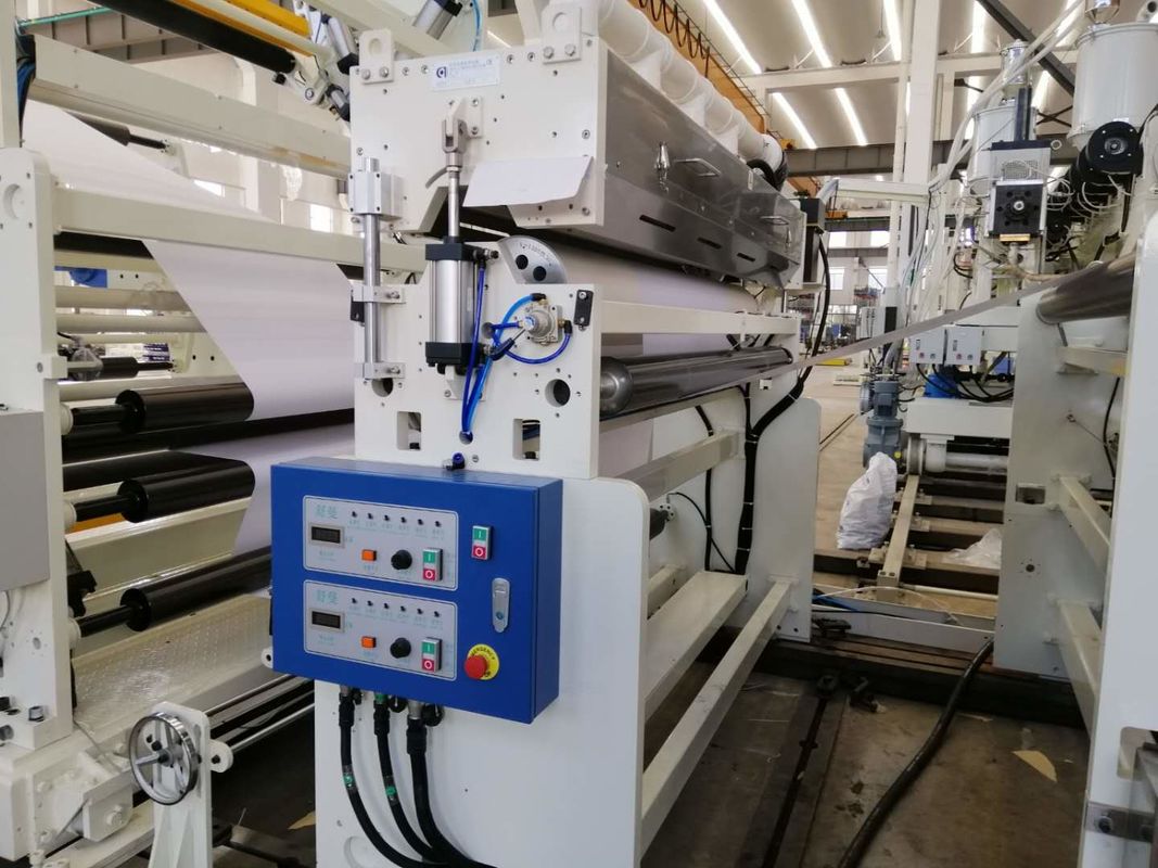 1200-1600 mm Großmaschine zur automatischen Lamination von nicht gewebtem Papier mit 2 automatischen Umlaufluftwellen
