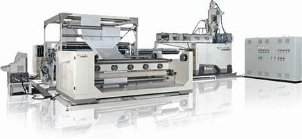 Verdrängungs-Beschichtungs-Maschine der Plastikfilm-450kg/H für ätzende Polymere