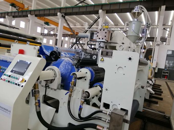 Vollautomatische lamellierende Papiermaschine 300-350m/Min mit dem Aufschlitzen 1