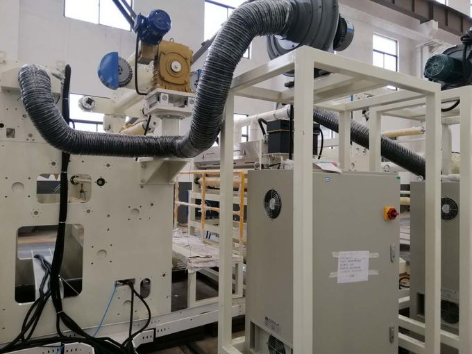 Automatische heiße Schmelzplastiklaminierungs-Maschine mit schnellem Kühlsystem in weißem und in Blauem 0
